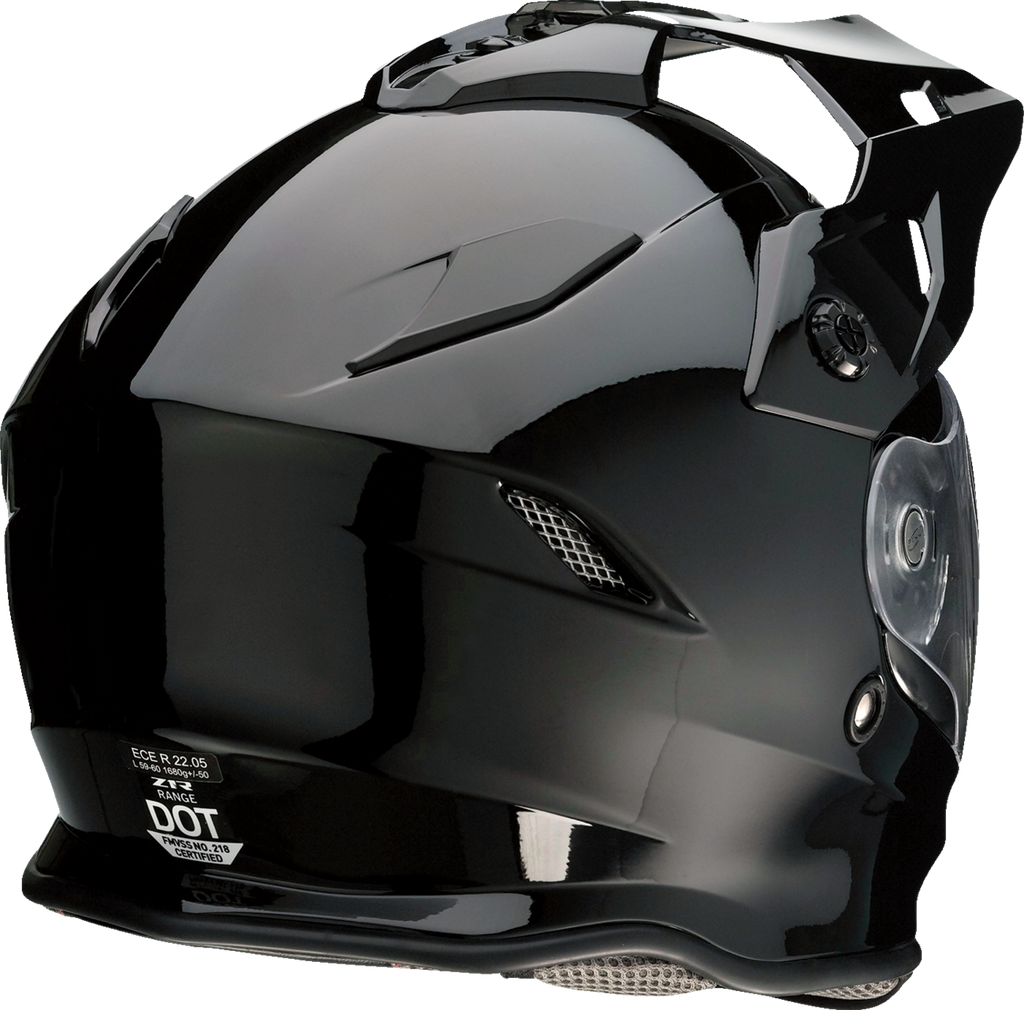 Z1R, Z1R Range 2.0 Helmet - Solid Black, XL (Part No. 0140-0462)