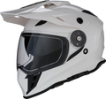 Z1R, Z1R Range 2.0 Helmet - Solid White Large with Impact-Absorbing EPS, Sun Visor, and Communication Pocket