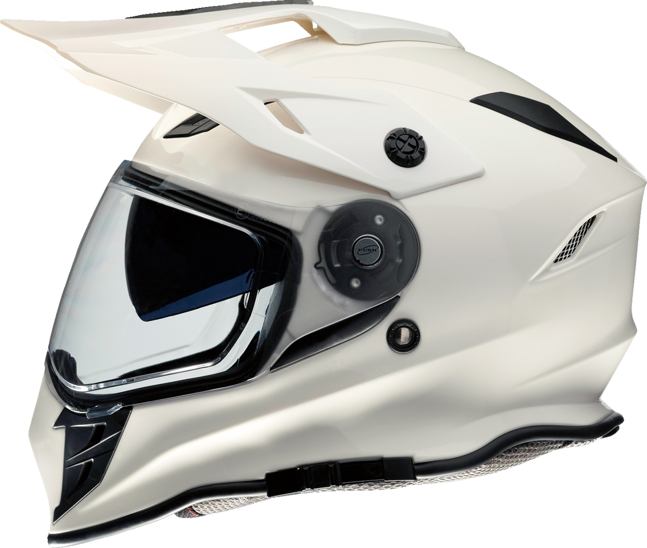 Z1R, Z1R Range 2.0 Helmet - Solid White 2XL | Impact-Absorbing Dual-Density EPS Liner & Lightweight Polycarbonate Shell