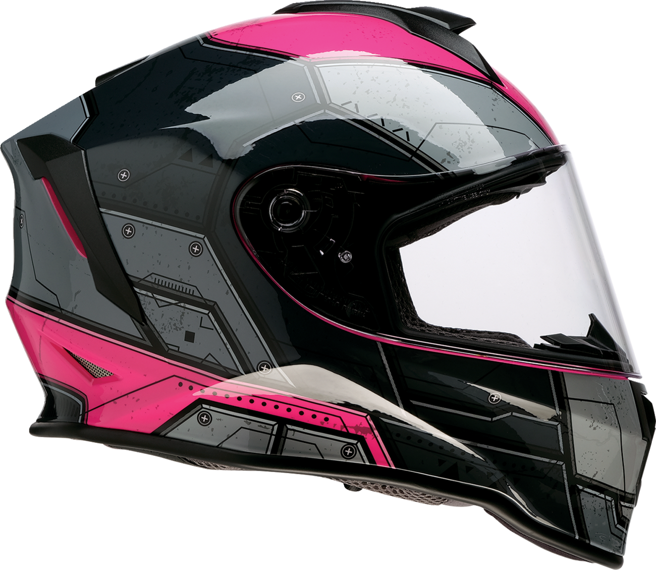Z1R, Z1R Youth Warrant 2.0 Helmet Sentinel Black/Pink - Small by Z1R, Part Number 0102-0295
