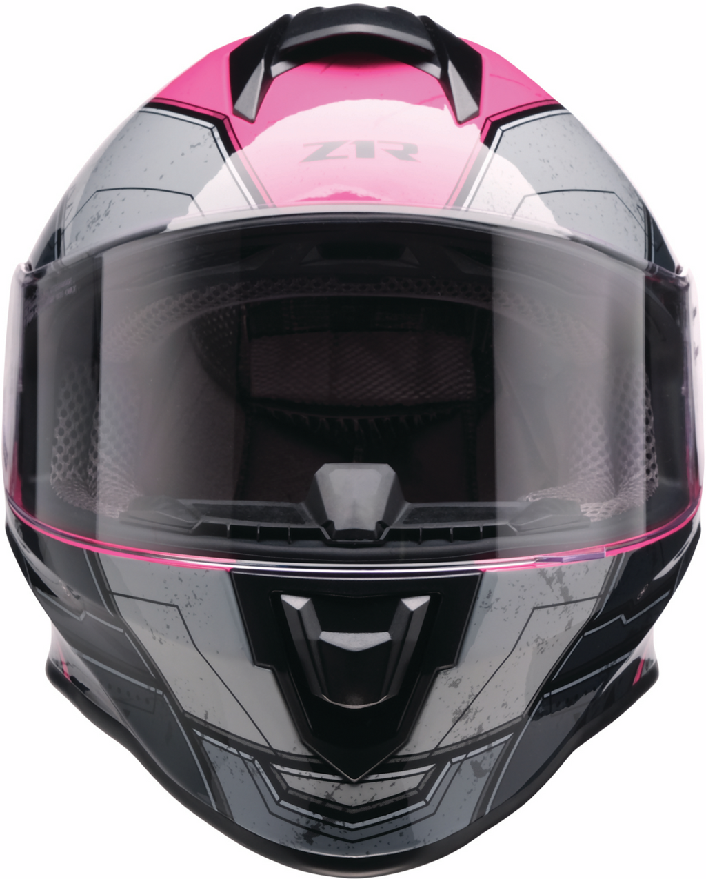 Z1R, Z1R Youth Warrant 2.0 Helmet - Sentinel Black/Pink, Medium - Part 0102-0296