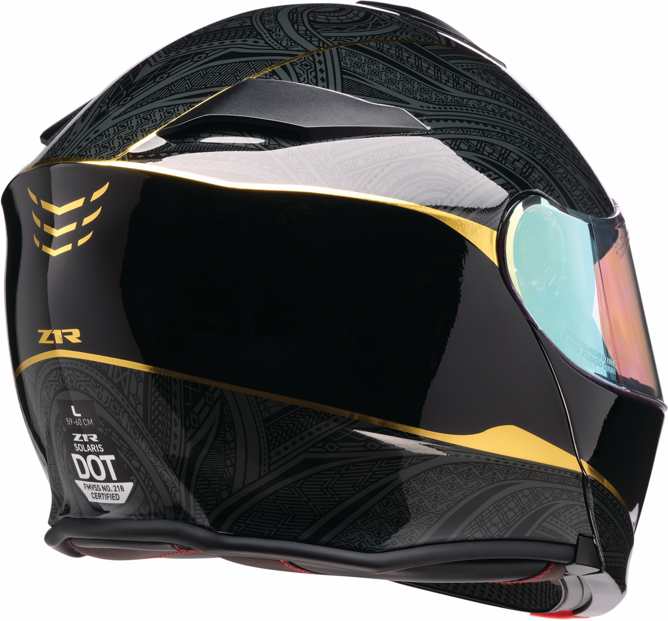 Z1R, Z1R Solaris 2.0 Modular Helmet - Notorious Black XL (Part Number 0101-16143)