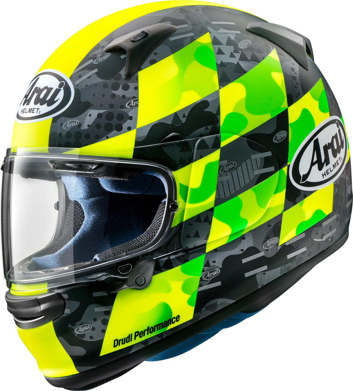 ARAI HELMETS, ARAI Helmets Regent-X Helmet with VAS Shield System - Medium, Yellow