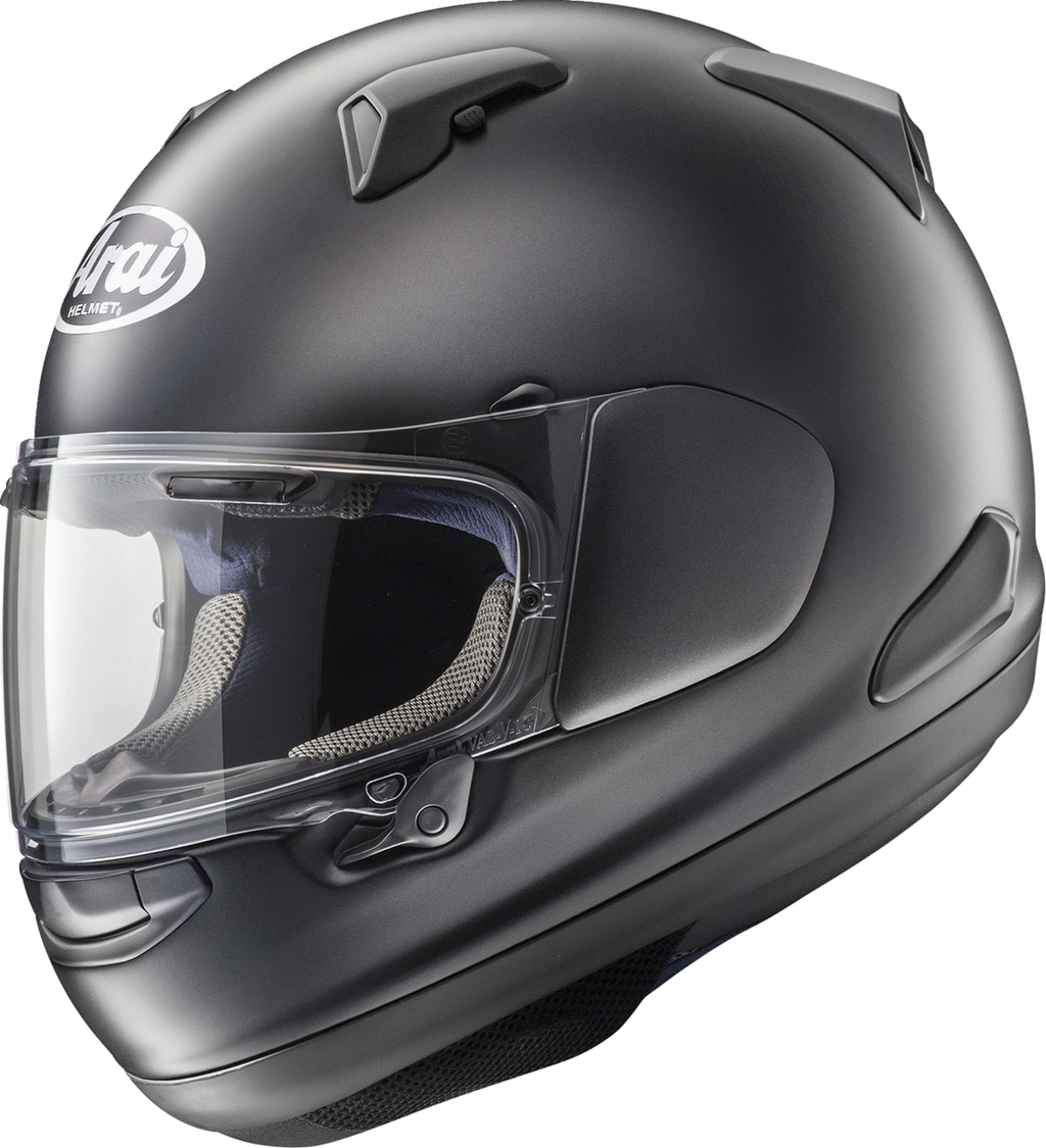 ARAI HELMETS, ARAI Helmets Quantum-X Black Frost Helmet - Large, VAS-Max Vision Shield & Pinlock Included