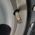 45 Caliber Nickel Bullet Casing Valve Stem Caps
