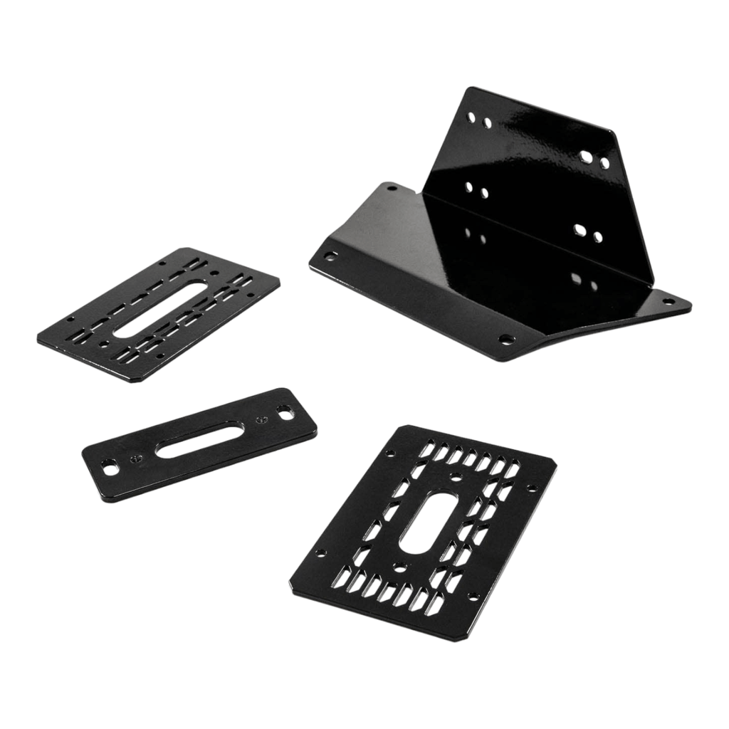 SuperATV Winch Mounting Plate for Polaris Ranger XP 1000
