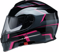 Z1R, Z1R Solaris 2.0 Modular Helmet Slater Pink 4XL with Adjustable Ventilation and Integrated Communication Pockets