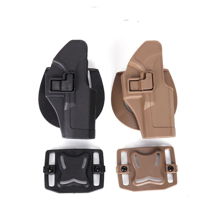 Tactical Waist Pull Sleeve Pancake Holster with Finger Release for Quick Access - Tactical Holster with Finger Release