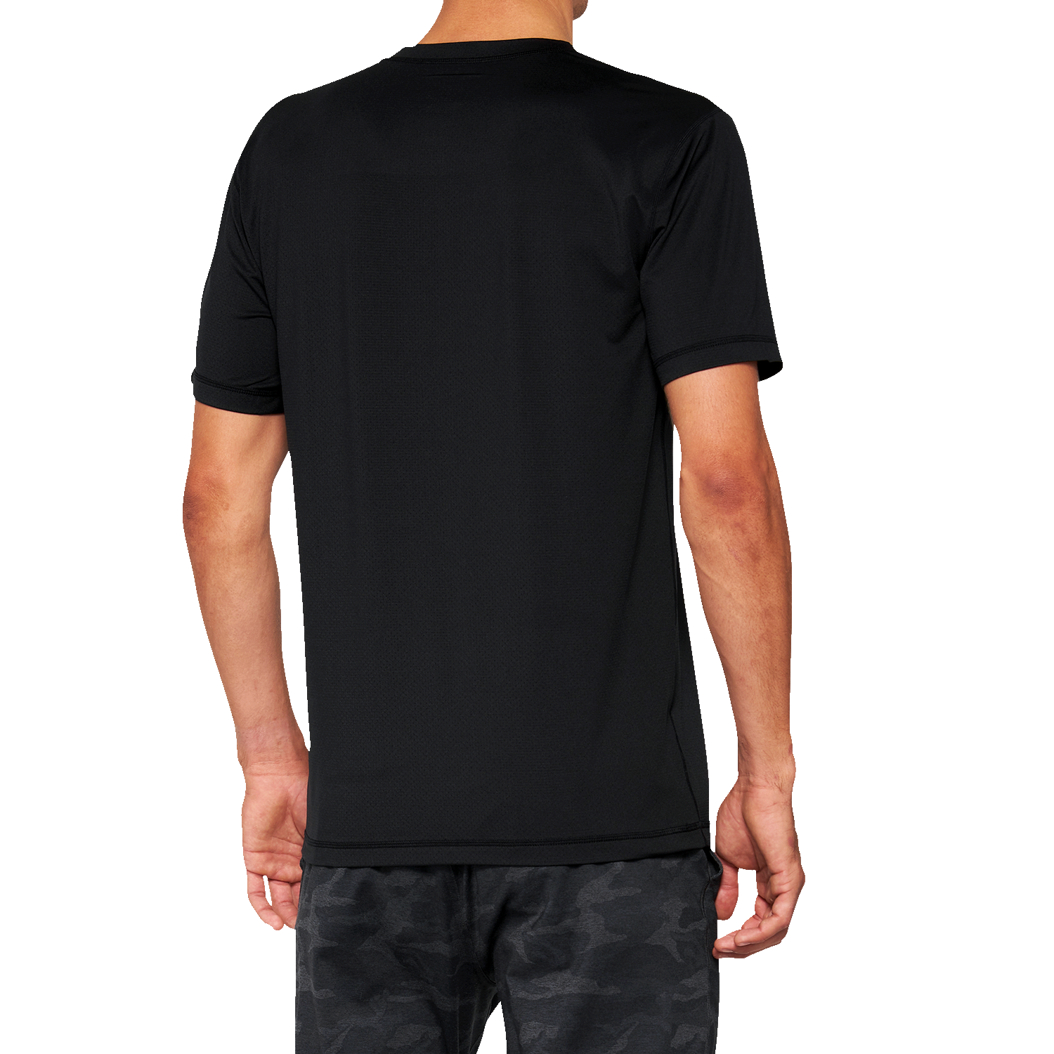 100% Mission Athletic T-Shirt - Black - Medium 20014-00001