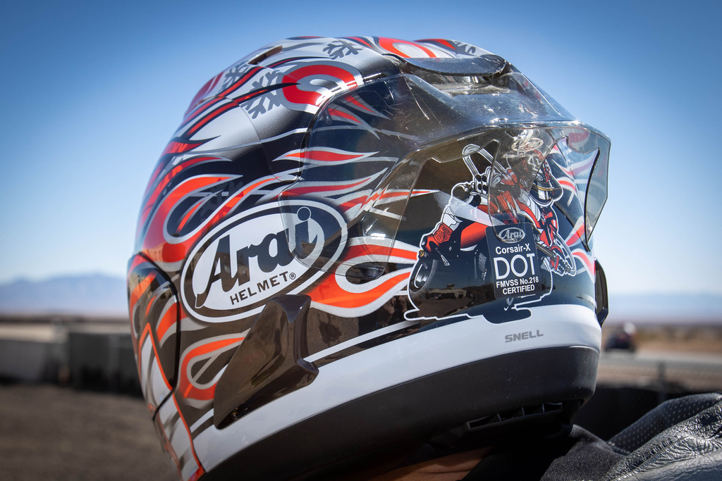 ARAI HELMETS, ARAI Helmets Corsair-X Haga GP Motorcycle Helmet - Medium, Part 0101-17613