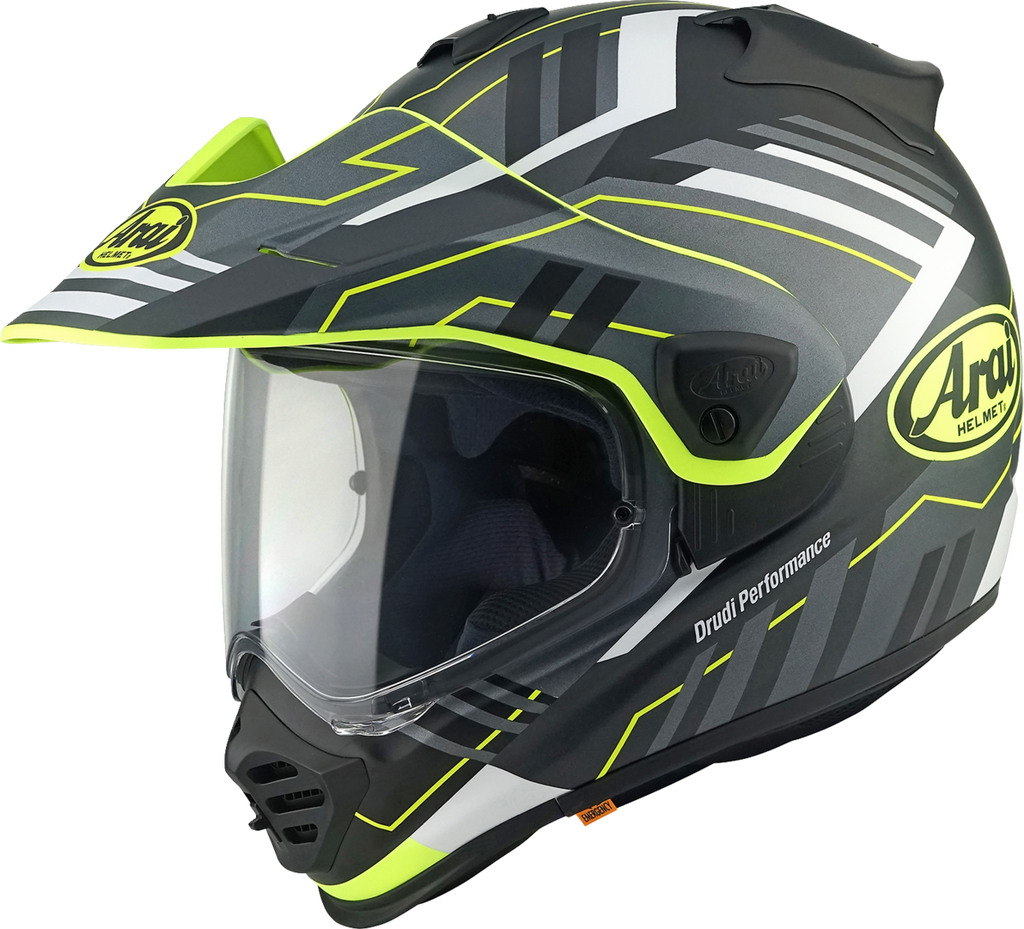 ARAI HELMETS, ARAI HELMETS XD-5 Trail Helmet - Yellow Frost, Medium (Part No. 0140-0566)