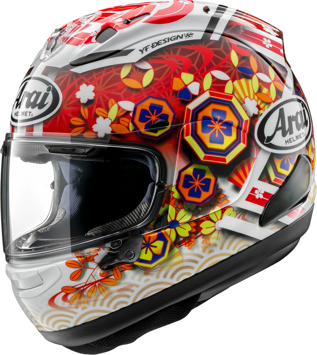 ARAI HELMETS, ARAI HELMETS Corsair-X Nakagami-4 Small Helmet with VAS Shield Mechanism and Max-V Shield
