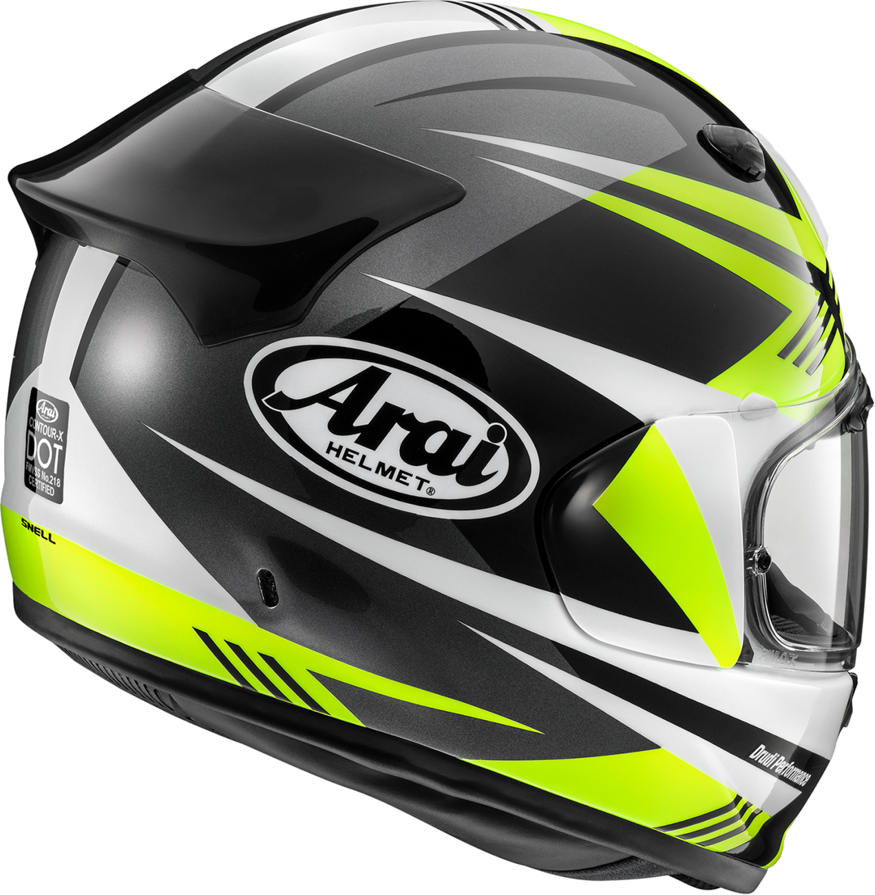 ARAI HELMETS, ARAI HELMETS Contour-X Helmet - Mark - Yellow - 2XL 0101-18151