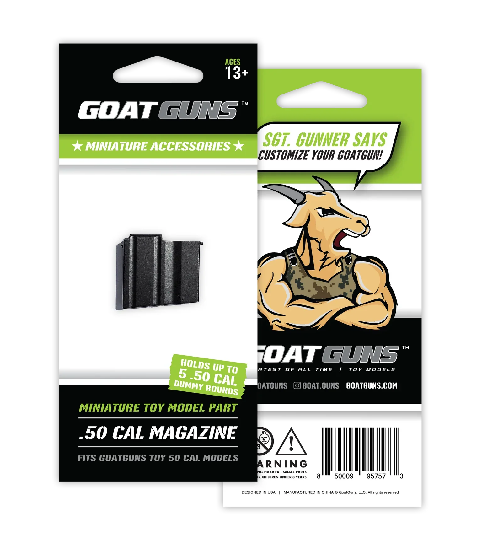 Goat Guns Miniature Toy Model .50 Cal Magazine