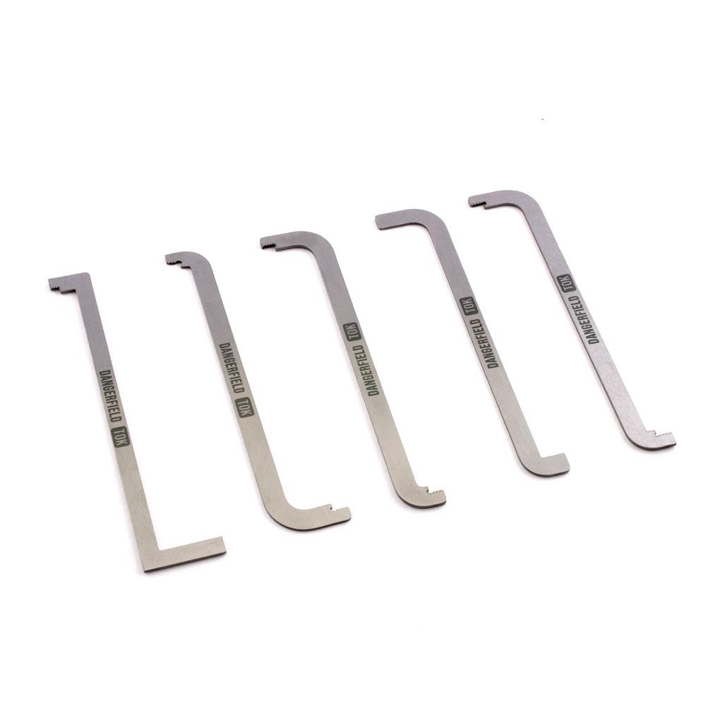 Dangerfield TOK Top of Keyway Tension Wrench / Turning Tools set - 5 Piece