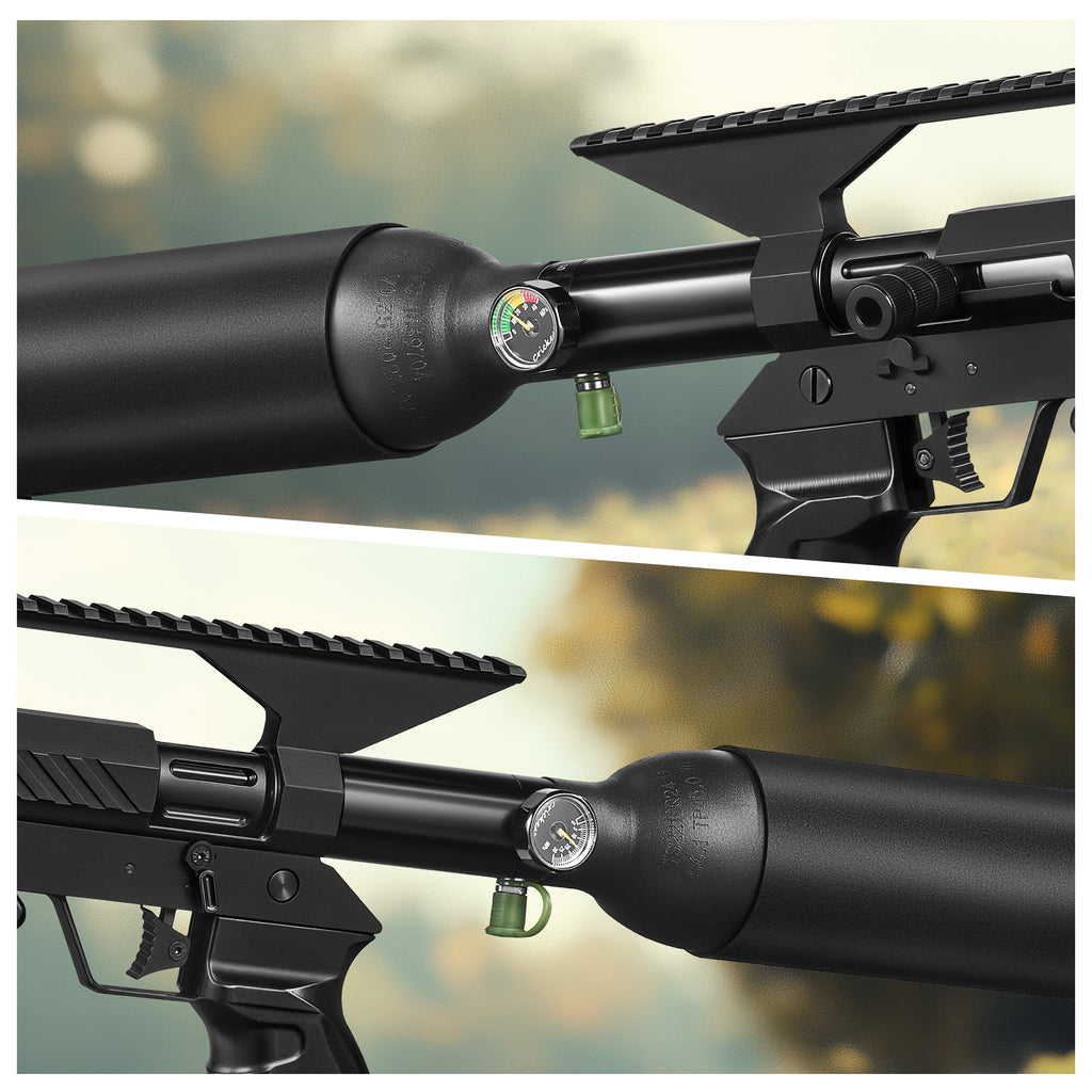 Pinty Nightfall MKII - 22 Cal Regulated PCP Pellet Gun Air Rifle with 850 fps Velocity & Picatinny Rail