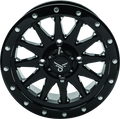 QuadBoss, QuadBoss Wagon 14x7 4+3 4/156 Milled Alloy Wheel for Powersports Vehicles