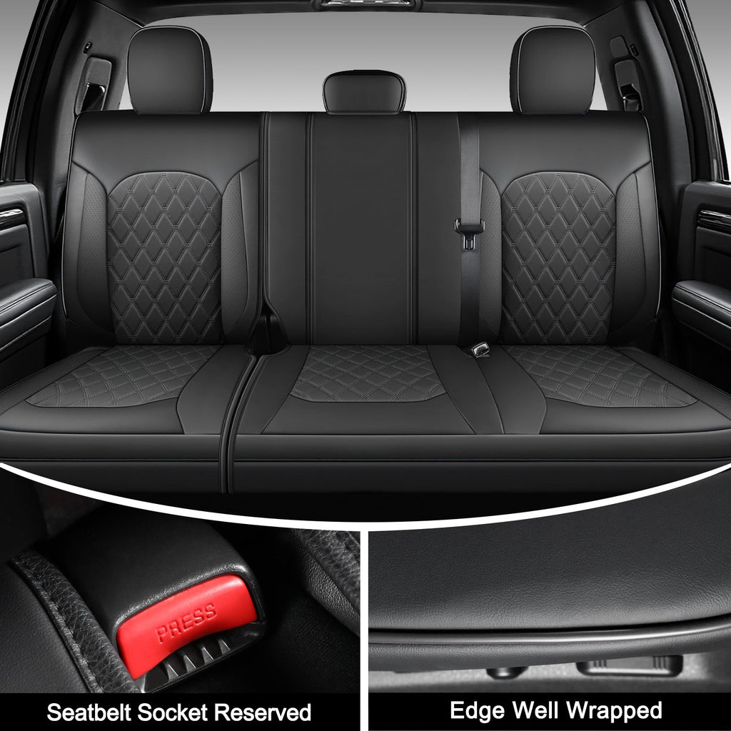 Umbrauto Truck Seat Covers for Silverado/Sierra,Black