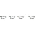 ALL BALLS, All Balls Hose Clamps Refill Kit (4-Pack) - Durable and Reliable Clamps for Automotive and Machinery