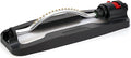 Lawn Sprinkler,Garden Oscillating Sprinkler,17 Brass Nozzles,Heavy Weight Thick and Sturdy Plastics Base with Metal Blocks,Up to 3600 Square Feet,Stable and Durable.