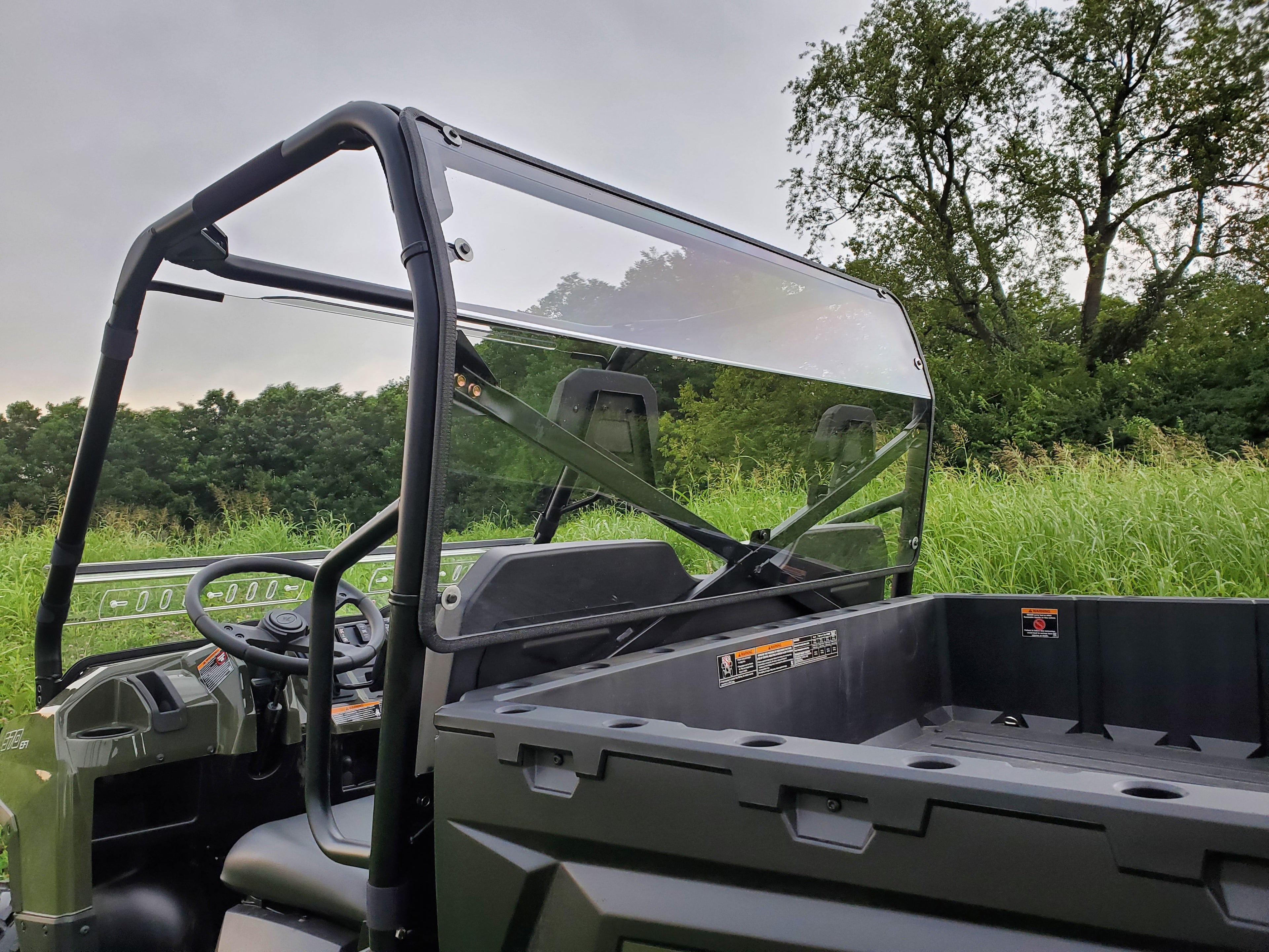 Polaris Ranger Full-Size 570 3-Passenger - 1/4" Polycarb Back Panel