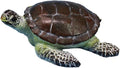 Small Turtle Figurine Sea Turtle Figurine Little Resin Turtle for Garden Decor Sea Turtle Figure Outdoor Outside Pond Ornaments Decorations Mini Statue Valentine's Day Gifts Brown