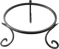 Metal Gazing Ball Stand for 10 or 12 Inch Balls, Low Short Wrought Iron Gazing Globe Display Stand Garden Sphere Holder, Fade and Weather Resistant Outdoor Decoration for Homes, Yards and Gardens
