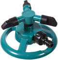 Sprinklers for Yard,Sprinkler,Garden Sprinkler,Water Sprinkler for Lawn,Lawn Sprinkler,Automatic 360 Degree Rotating Lawn Sprinkler, 3 Nozzle Irrigation System