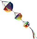 9KM DWLIFE 62" Fashion Windsocks Wind Twister Spinners Rainbow Kite Socks Flag Garden Yard Decoration