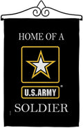 Army Soldier Dorm Decor Banner Wall Art Flag Pole Patio Lawn Garden Room Decorations Indoor Outdoor Tapestry Yard Signs Armed Forces American Military Veteran Retire Official Made In USA