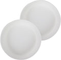 The HC Companies Flower Pot Saucers - Plastic Plant Saucer for Outdoors & Indoors - Traditional Design Plant Pot Trays for Water Drainage - Durable & Stylish Round Plant Tray (17.5-inch White)