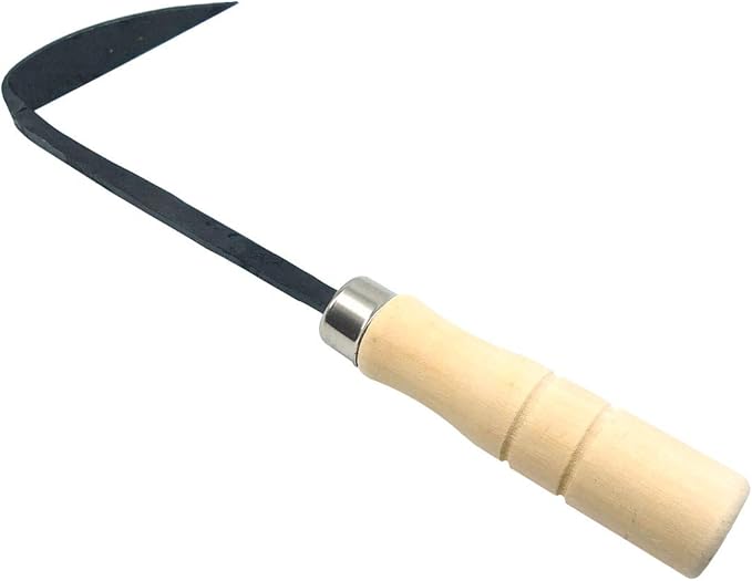 SUPIA Korean Gardening Tool ho-mi Hand Plow Hoe Spade, Trowel, Weeder, and More! an Excellent Tool for use in Any Vegetable or Flower Garden (Grass)