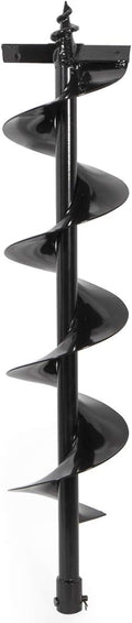 XtremepowerUS Replacement Auger Bit 6" inch for Post Holes Earth Digger Planting Drill Fence Hole Maker Machine Shaft Size 3/4"