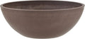 PSW Pot M30C Collection Shallow Garden Bowl Low Planter for Succulents, Bonsai, Fairy Gardens, Herbs, 12-inch, Chocolate