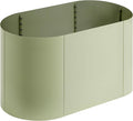 Worth Garden Heavy Duty Galvanized Steel Raised Garden Bed Kit with Powder Coated Olive Green Finish - 48" L. x 24" W. x24 H. - Metal Planter Box for Vegetables, Flowers, Herbs - Outdoor Gardening