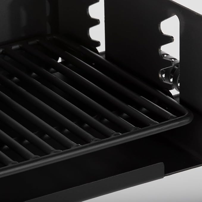 Titan Great Outdoors Park-Style Grill V2, 256 Sq. In Charcoal Grill with Base Anchor, Single Post Outdoor Cooking Backyard BBQ, Camp Grilling Barbecues