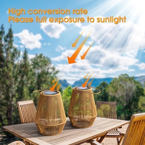 Solar Lanterns Outdoor, KagoLing Solar Hanging Lantern Lights Decorative Christmas Light for Garden Patio Courtyard Lawn, HANDLAN-01