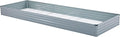 12x4x1FT Galvanized Raised Garden Beds Kit Large Outdoor Metal Gardening Planter Box for Vegetable Elevated Flower Herbs, Gray