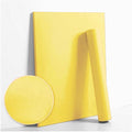 Dimoon 78.7''x17.7'' Yellow Peel and Stick Wallpaper Contact Paper Modern Self Adhesive Wall Paper Removable Renter Friendly Textured Solid Color Shelf Cabinet Vinyl Roll (78.7''x17.7'',Yellow)