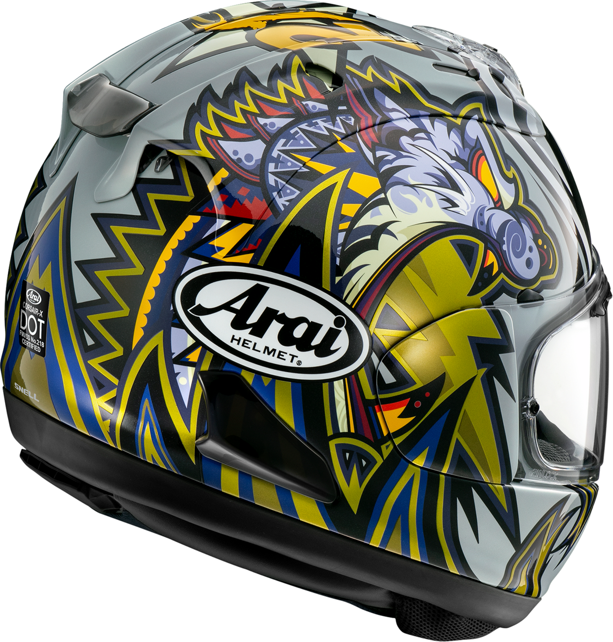 ARAI HELMETS, ARAI HELMETS Corsair-X Nakasuga 4 Motorcycle Helmet – Medium (Part No. 0101-18460)