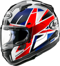 ARAI HELMETS, Arai Helmets Signet-X Flag UK Helmet - Medium (Part No. 0101-18207) with VAS Shield System