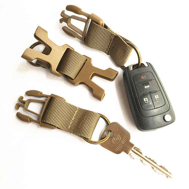 Tactical Backpack Keychain with Belt Hanging Buckle for Easy Access