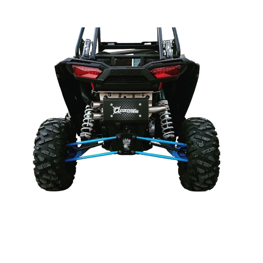 Aftermarket Assassins Stainless Slip-On Exhaust for RZR XP Turbo / Turbo S