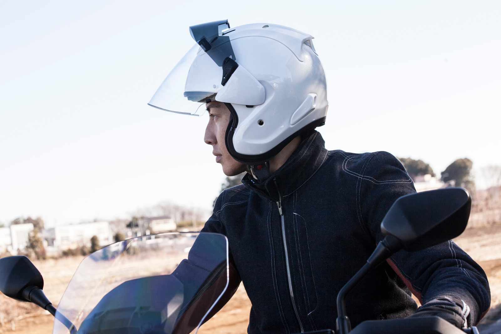 ARAI HELMETS, Arai Helmets Ram-X Diamond White Helmet - Medium (Part #0104-3384) by Arai Helmets