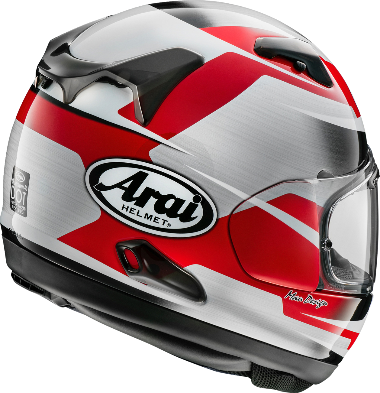 ARAI HELMETS, Arai Helmets Quantum-X Steel Helmet - Red, Large (Part Number 0101-18119)