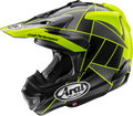 ARAI HELMETS, ARAI Helmets VX-Pro4 Fragment Yellow Helmet - Size XL with Advanced Safety Features