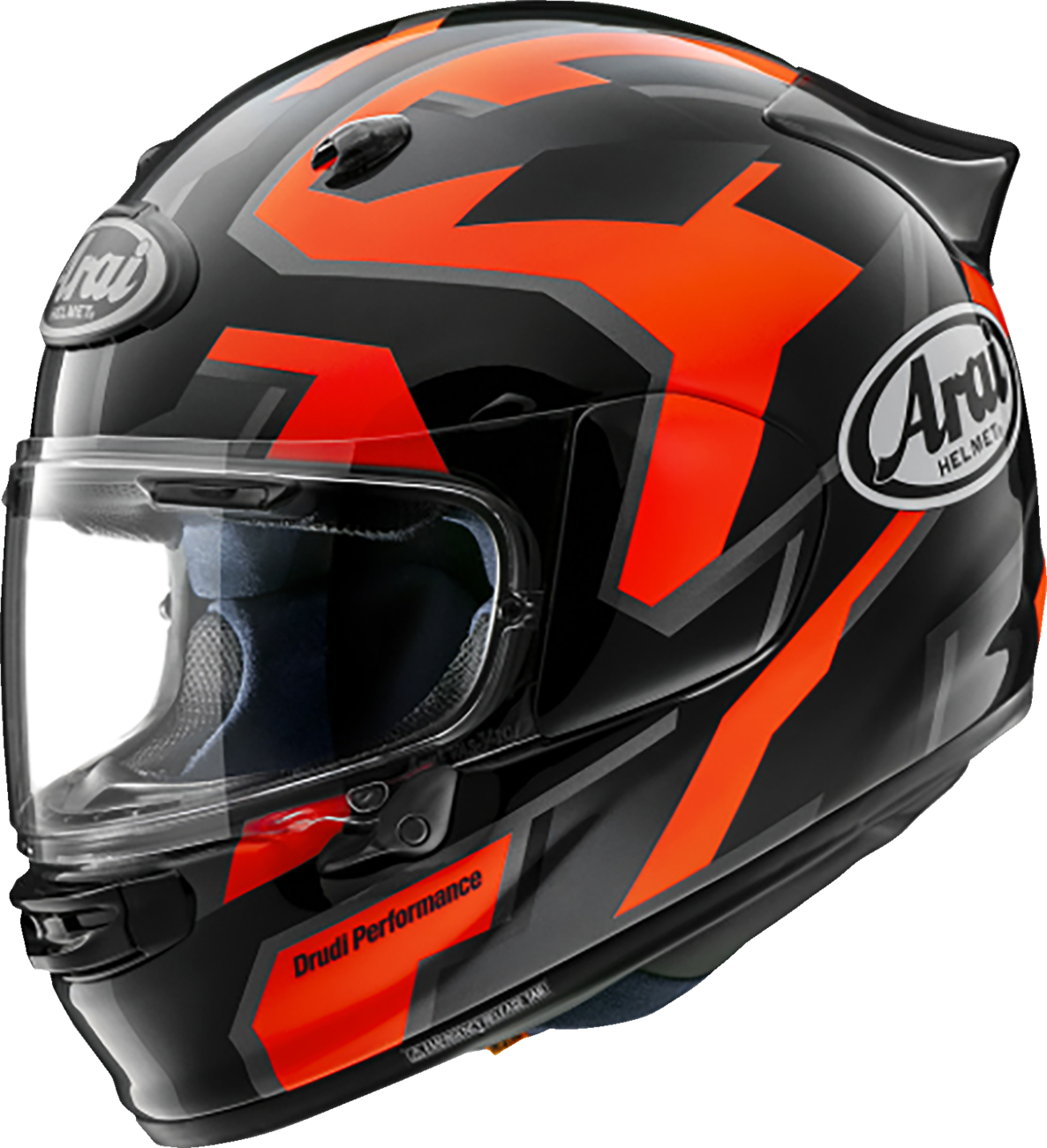 ARAI HELMETS, ARAI HELMETS Signet-X Robotik Helmet with VAS Shield System and Pinlock MaxVision Lens - Red, XS