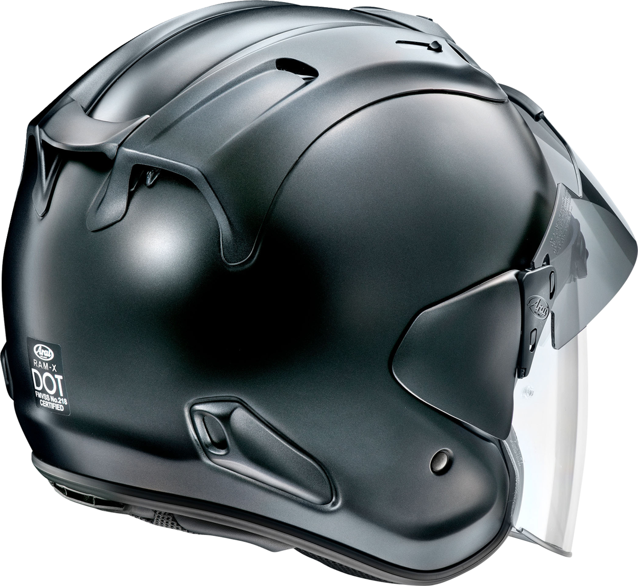ARAI HELMETS, Arai Helmets Ram-X Small Helmet - Black Frost with VAS-Z Shield System