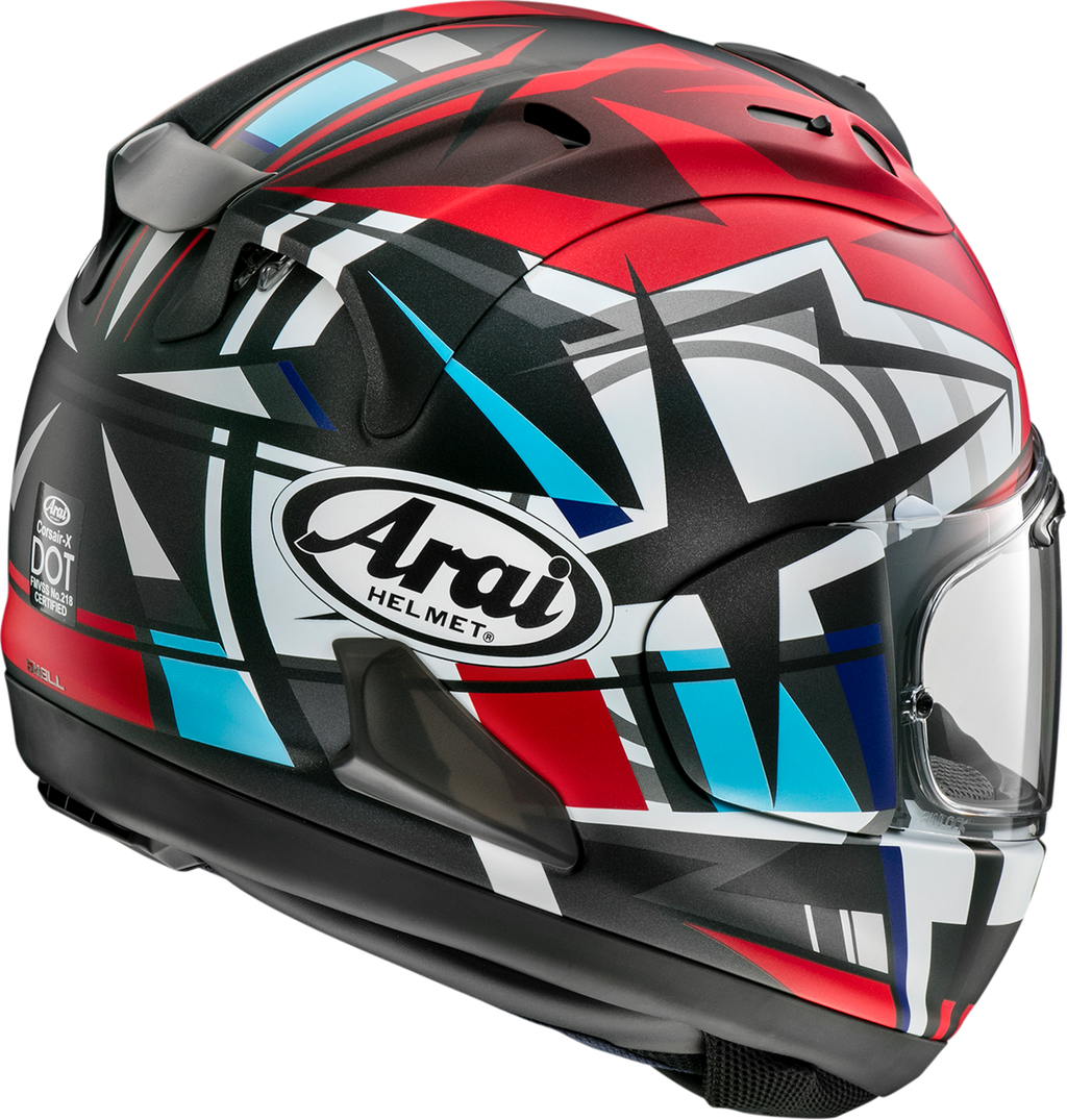 ARAI HELMETS, ARAI Helmets Corsair-X Takumi XL Motorcycle Helmet with VAS Shield Mechanism and Advanced Ventilation