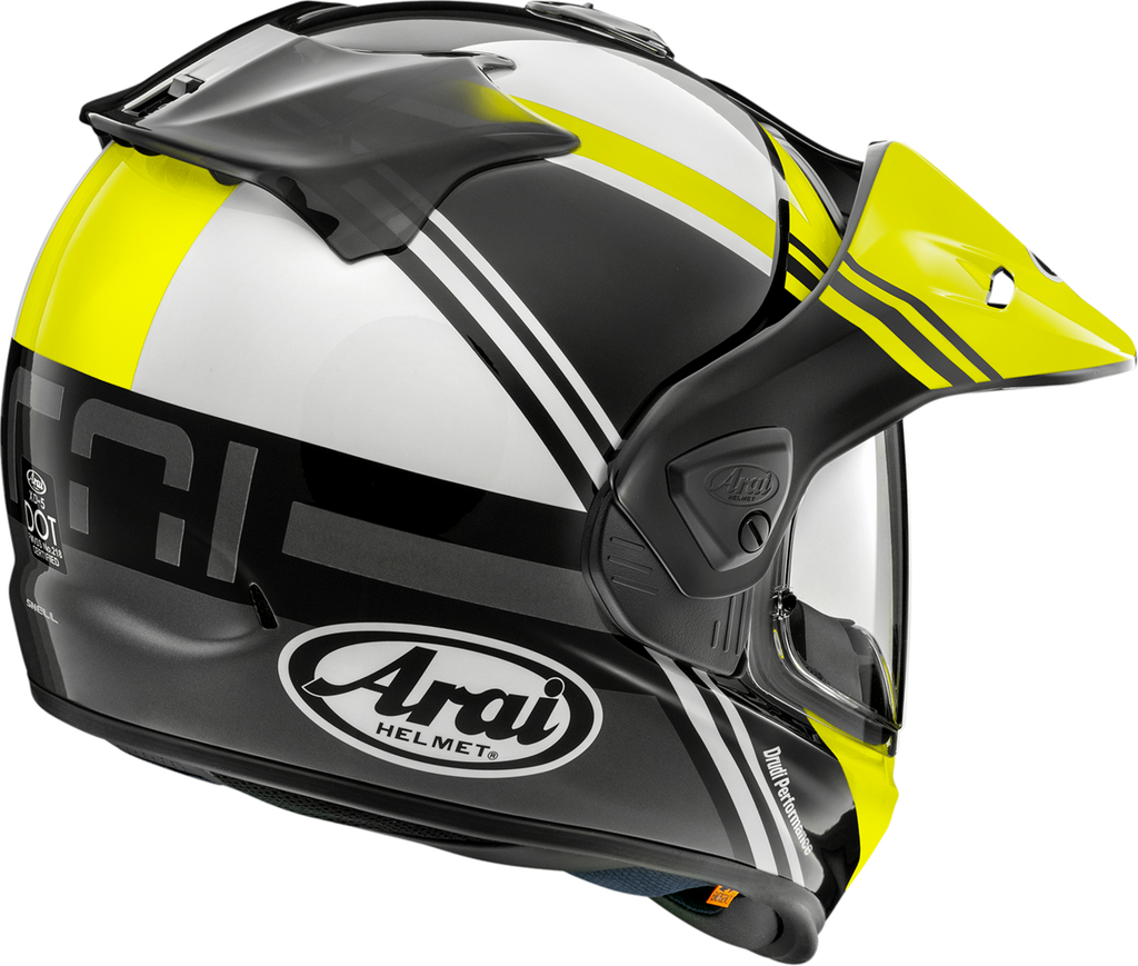 ARAI HELMETS, Arai Helmets XD-5 Cosmic Yellow Helmet - Small by Arai Helmets, Part Number 0140-0490